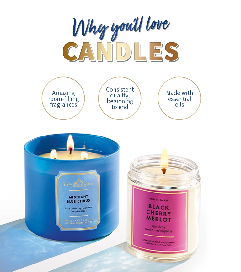 Bath and factory Body Works candles